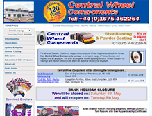 Tablet Screenshot of central-wheel.co.uk